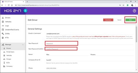 Username and Password – HOS247 Support Center.
